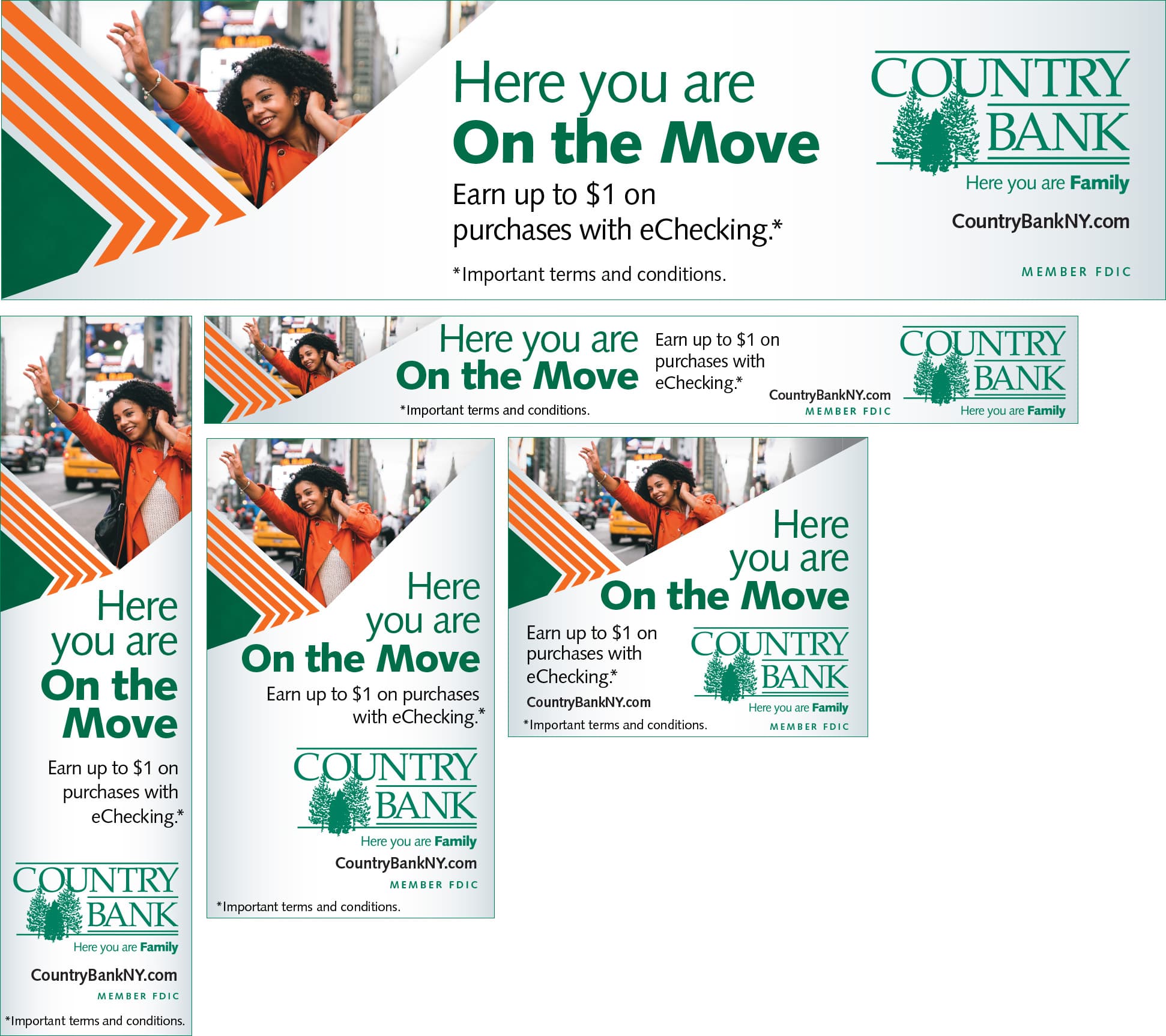 Country Bank brand materials